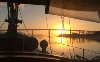 78 hours, 20′ waves, gusts to 35, and my best crossing yet.