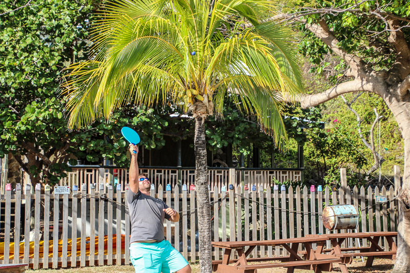We borrowed the B-Line's beach for a little paddle ball fun.