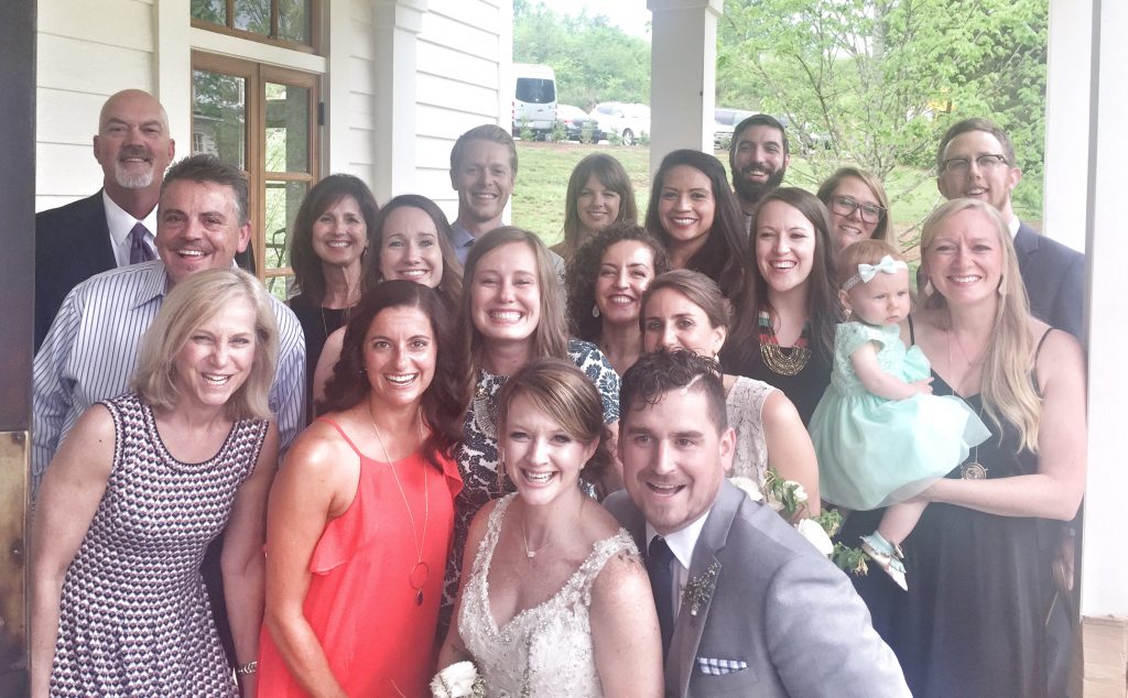 Weddings with this crowd are always memorable.